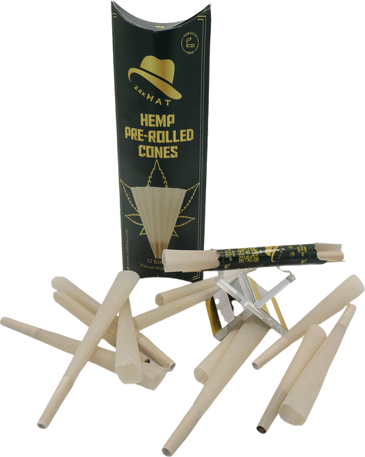 Hemp Pre-Rolled Organic Cones (King) 109mm